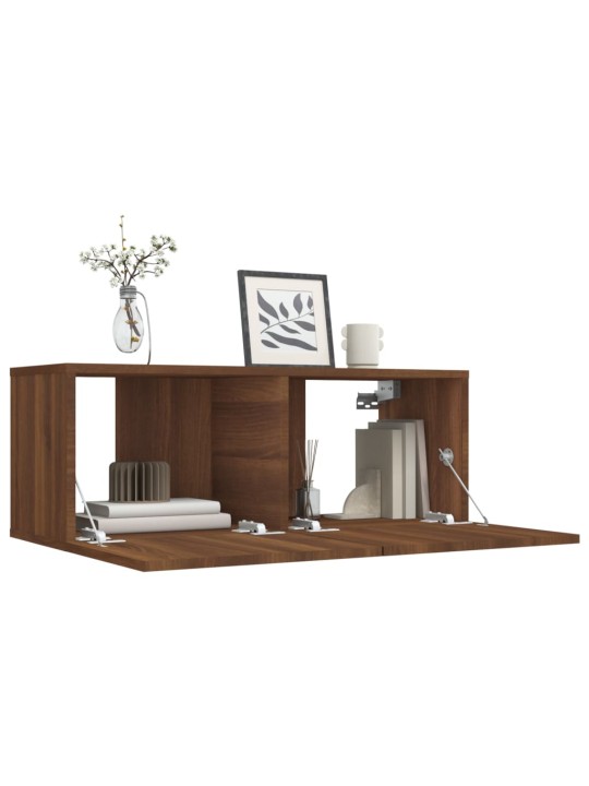 TV skříňka hnědý dub 80 x 30 x 30 cm kompozitní dřevo