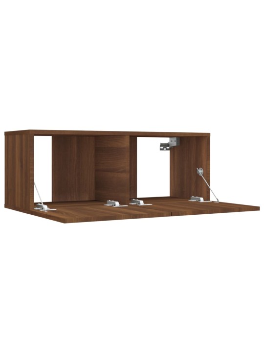 TV skříňka hnědý dub 80 x 30 x 30 cm kompozitní dřevo