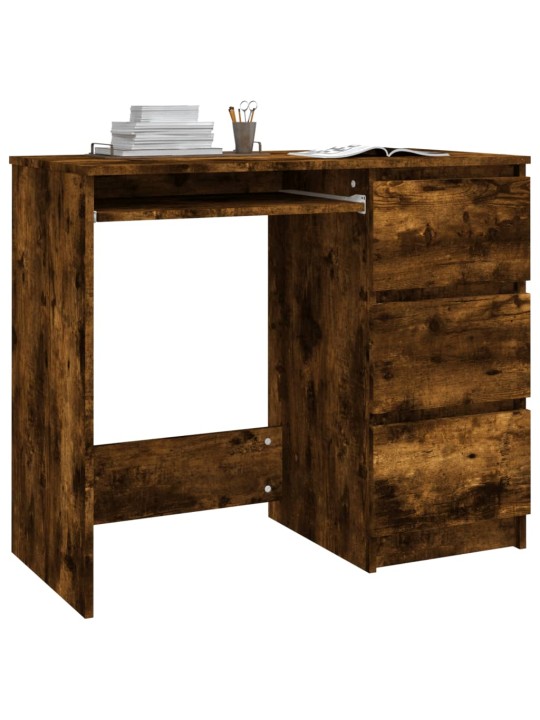 Psací stůl kouřový dub 90 x 45 x 76 cm kompozitní dřevo