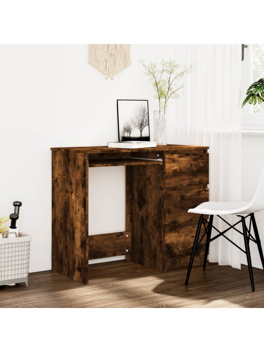 Psací stůl kouřový dub 90 x 45 x 76 cm kompozitní dřevo