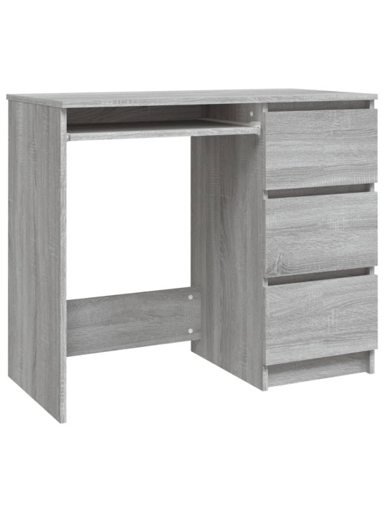 Psací stůl šedý sonoma 90 x 45 x 76 cm kompozitní dřevo