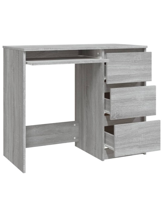 Psací stůl šedý sonoma 90 x 45 x 76 cm kompozitní dřevo