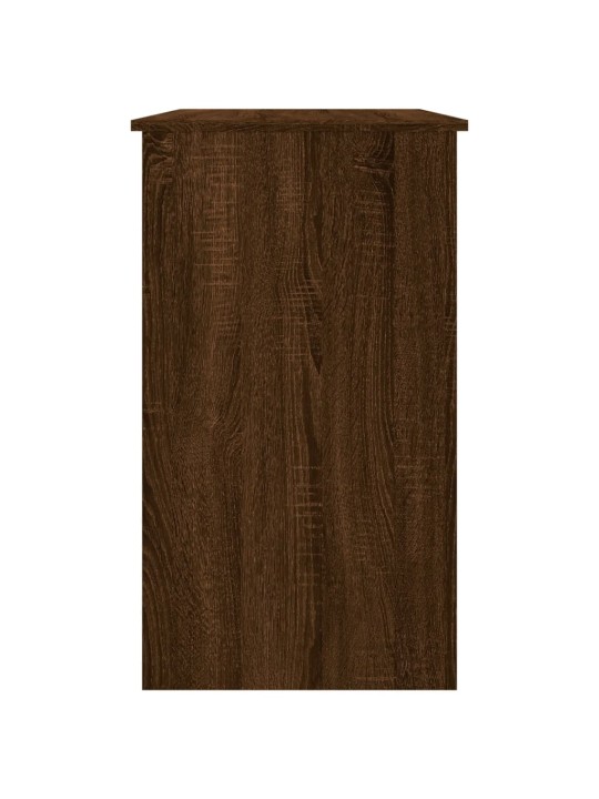 Psací stůl hnědý dub 90 x 45 x 76 cm kompozitní dřevo