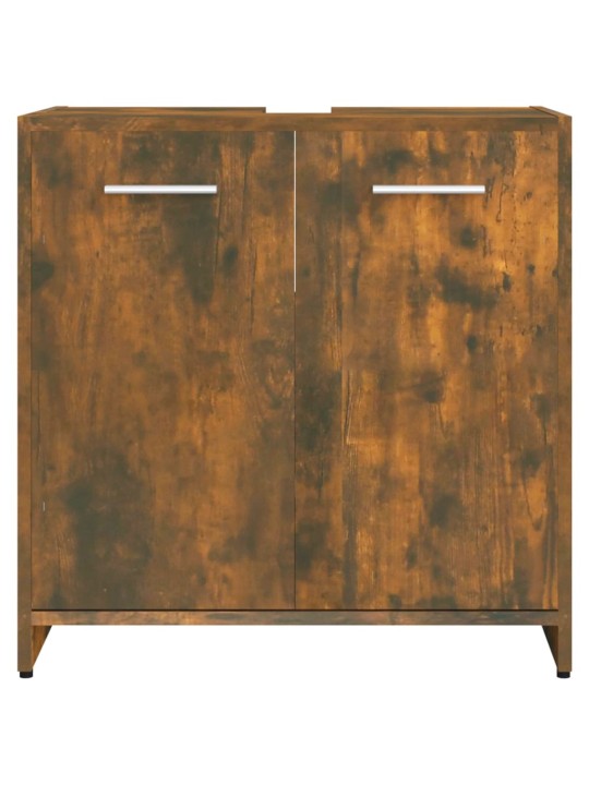 Koupelnová skříňka kouřový dub 60x33x60 cm kompozitní dřevo