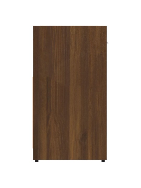 Koupelnová skříňka hnědý dub 60 x 33 x 60 cm kompozitní dřevo