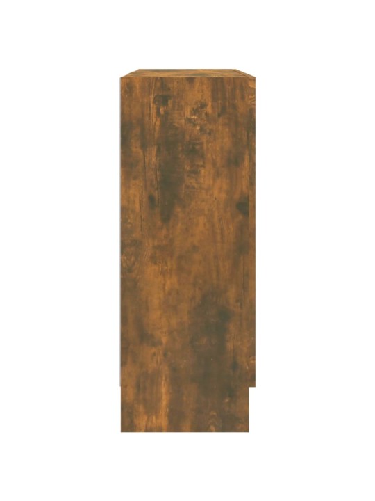 Vitrína kouřový dub 82,5 x 30,5 x 80 cm kompozitní dřevo
