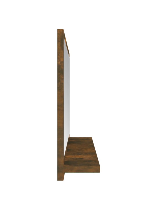 Koupelnové zrcadlo kouřový dub 40x10,5x37 cm kompozitní dřevo