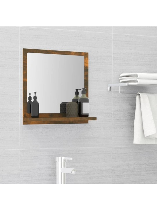 Koupelnové zrcadlo kouřový dub 40x10,5x37 cm kompozitní dřevo