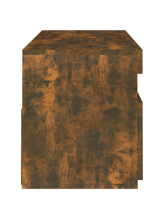 TV skříňka s LED osvětlením kouřový dub 120 x 35 x 40 cm