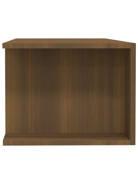 TV skříňka s LED osvětlením hnědý dub 135 x 39 x 30 cm