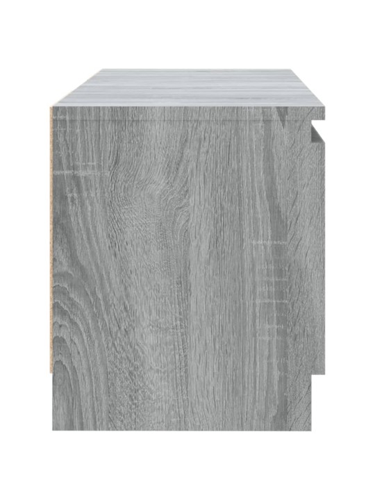 TV skříňka s LED osvětlením šedá sonoma 120 x 30 x 35,5 cm