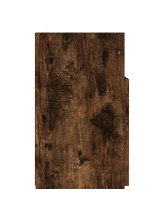 TV skříňka s LED osvětlením kouřový dub 120 x 30 x 50 cm
