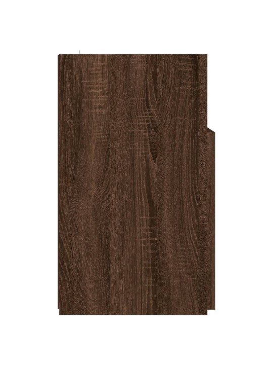 TV skříňka s LED osvětlením hnědý dub 120 x 30 x 50 cm