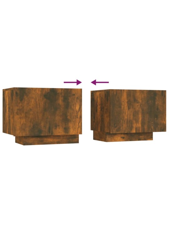 TV skříňka kouřový dub 100 x 35 x 40 cm kompozitní dřevo