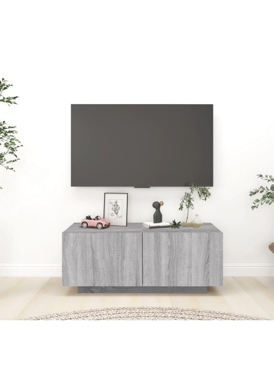 TV skříňka šedá sonoma 100 x 35 x 40 cm kompozitní dřevo