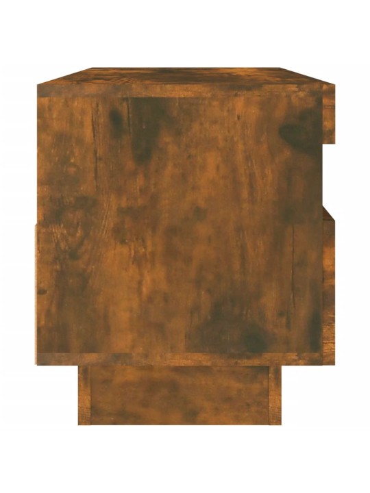 TV skříňka s LED osvětlením kouřový dub 100 x 35 x 40 cm