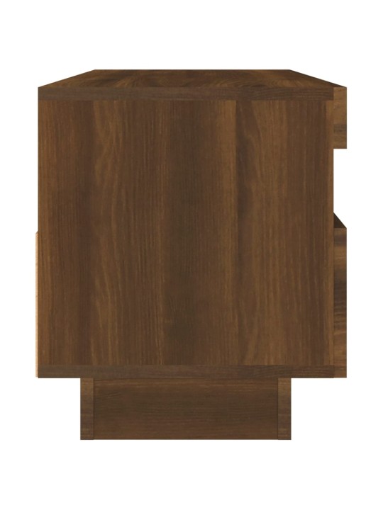 TV skříňka s LED osvětlením hnědý dub 100 x 35 x 40 cm