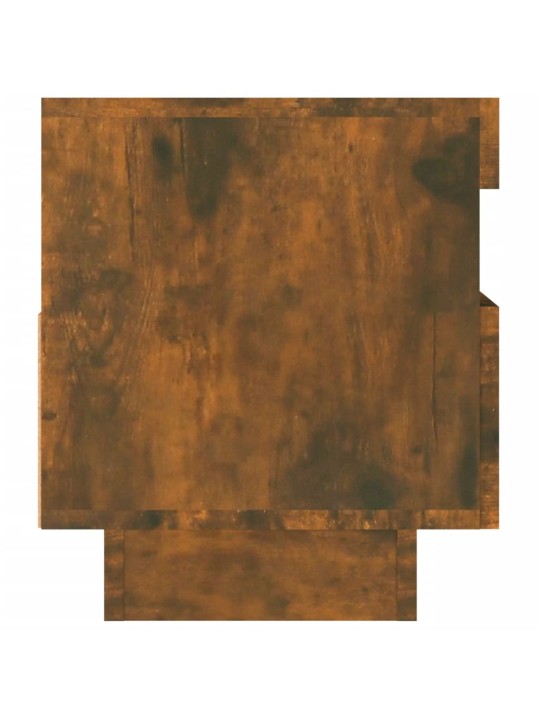 TV skříňka s LED osvětlením kouřový dub 80 x 35 x 40 cm