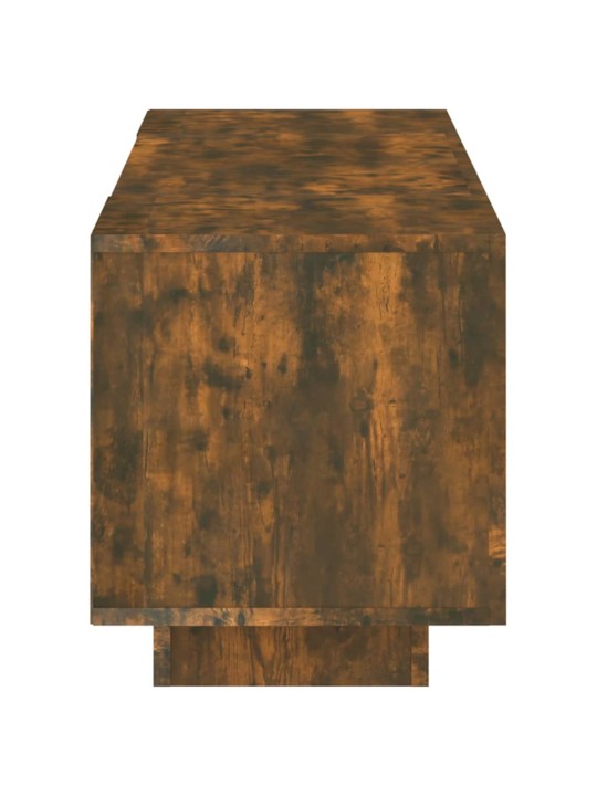 TV skříňka s LED osvětlením kouřový dub 160 x 35 x 40 cm