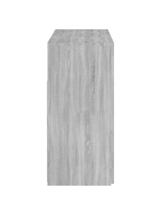 Příborník s LED osvětlením šedý sonoma 115,5 x 30 x 75 cm
