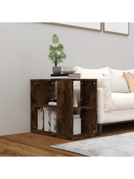 Odkládací skříňka kouřový dub 60 x 30 x 50 cm kompozitní dřevo