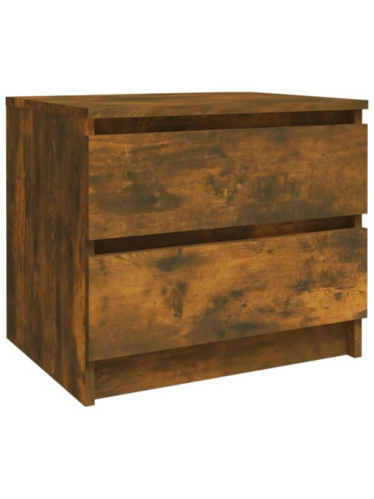 Noční stolky 2 ks kouřový dub 50x39x43,5 cm kompozitní dřevo