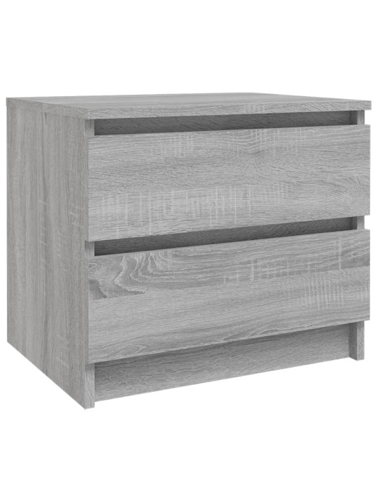 Noční stolky 2 ks šedé sonoma 50x39x43,5 cm kompozitní dřevo