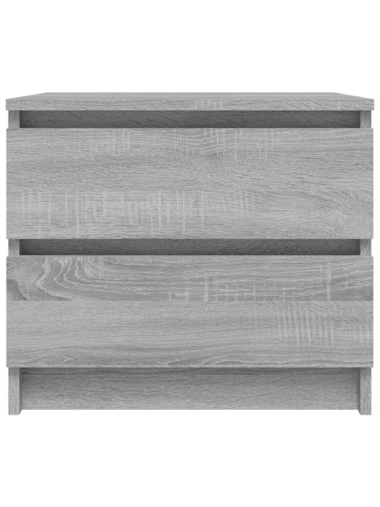 Noční stolky 2 ks šedé sonoma 50x39x43,5 cm kompozitní dřevo
