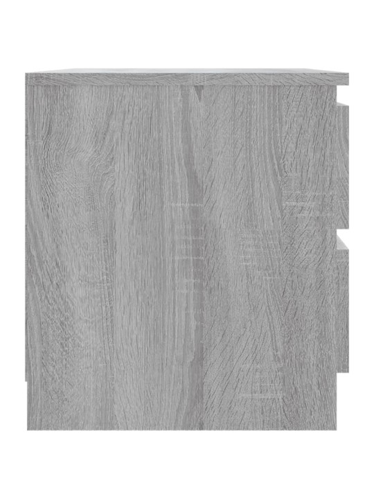 Noční stolky 2 ks šedé sonoma 50x39x43,5 cm kompozitní dřevo