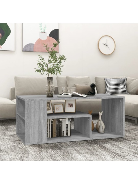 Konferenční stolek šedý sonoma 100x50x40 cm kompozitní dřevo