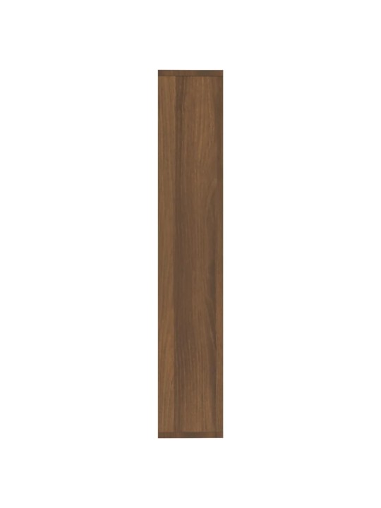 Nástěnná police hnědý dub 36 x 16 x 90 cm kompozitní dřevo
