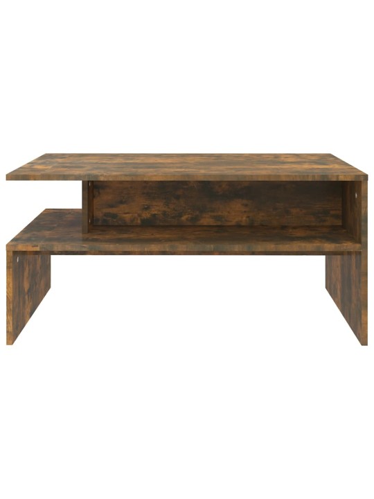 Konferenční stolek kouřový dub 90x60x42,5 cm kompozitní dřevo