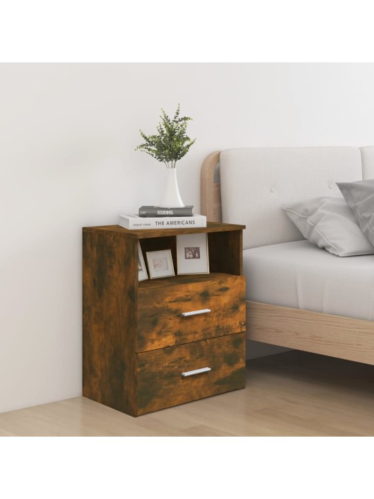 Noční stolky 2 ks kouřový dub 50 x 32 x 60 cm