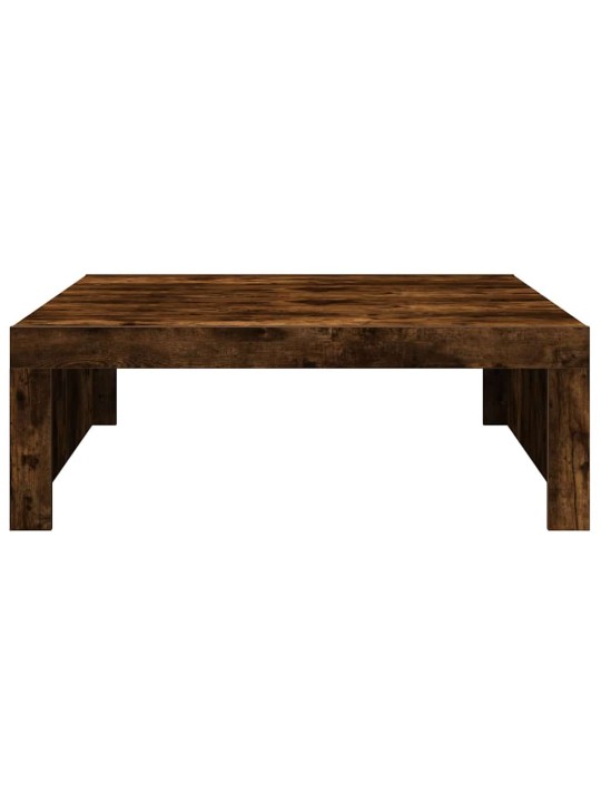 Konferenční stolek kouřový dub 100x100x35 cm kompozitní dřevo
