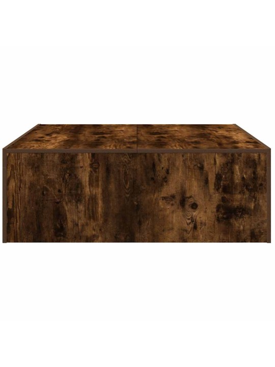 Konferenční stolek kouřový dub 100x100x35 cm kompozitní dřevo