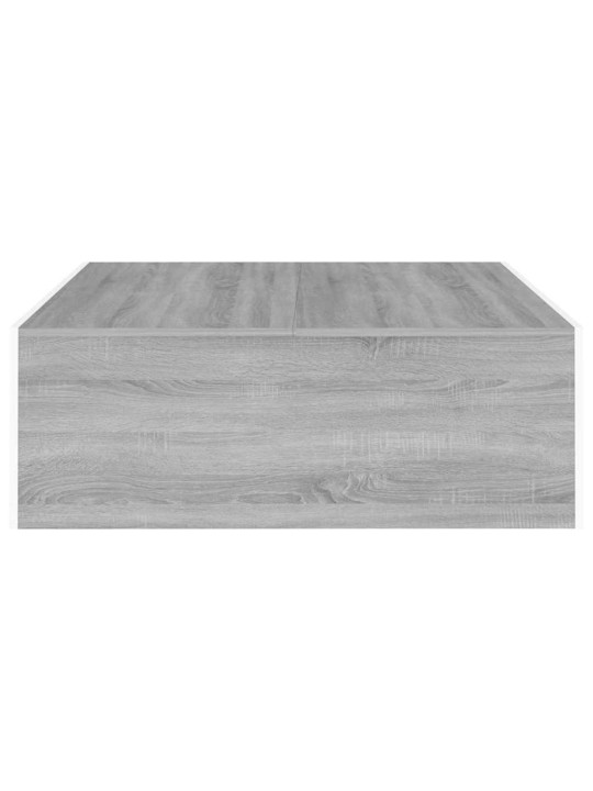 Konferenční stolek šedý sonoma 100x100x35 cm kompozitní dřevo