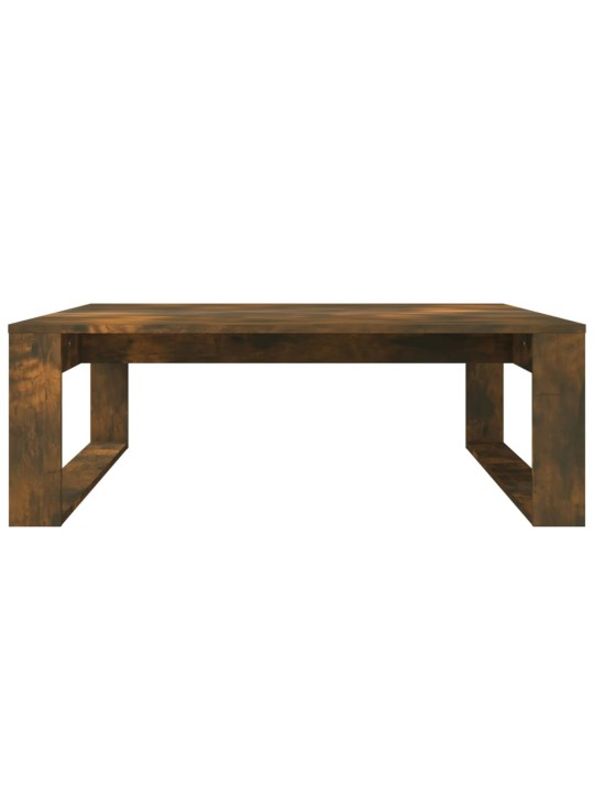 Konferenční stolek kouřový dub 100x100x35 cm kompozitní dřevo