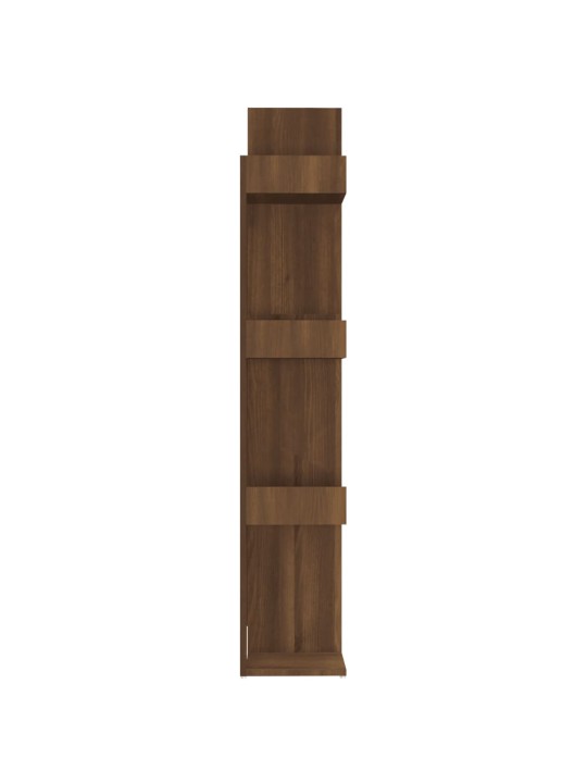 Knihovna hnědý dub 86 x 25,5 x 140 cm kompozitní dřevo