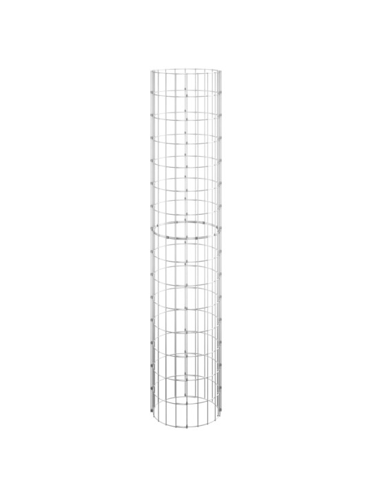 Kruhový gabionový sloupek pozinkovaná ocel Ø 30 x 150 cm