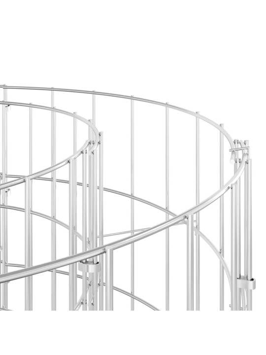 Gabionový vyvýšený záhon pozinkované železo 300 x 100 x 50 cm