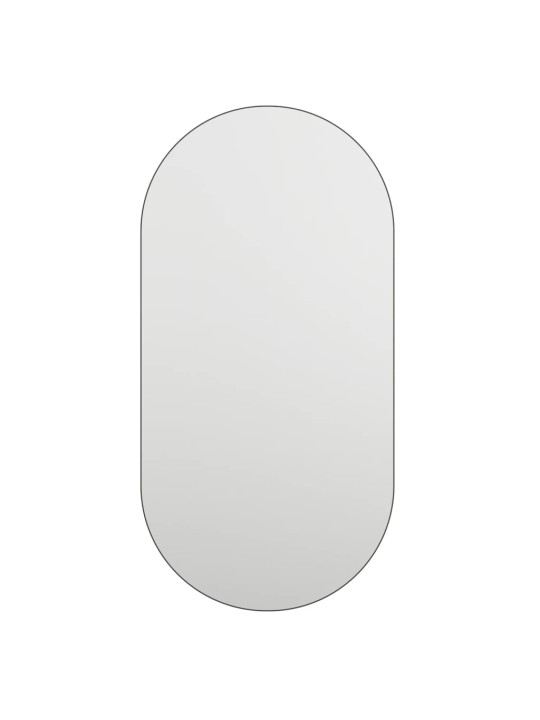 Zrcadlo s LED světly 40 x 20 cm sklo oválné