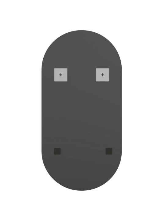 Zrcadlo s LED světly 40 x 20 cm sklo oválné