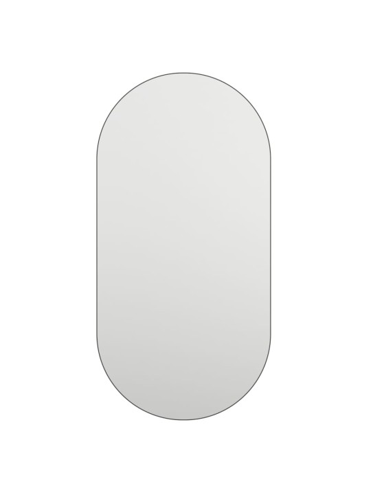 Zrcadlo s LED světly 60 x 30 cm sklo oválné