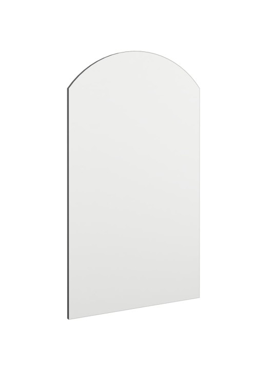 Zrcadlo s LED světly 70 x 40 cm sklo obloukové