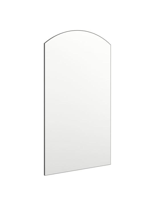 Zrcadlo s LED světly 90 x 45 cm sklo obloukové