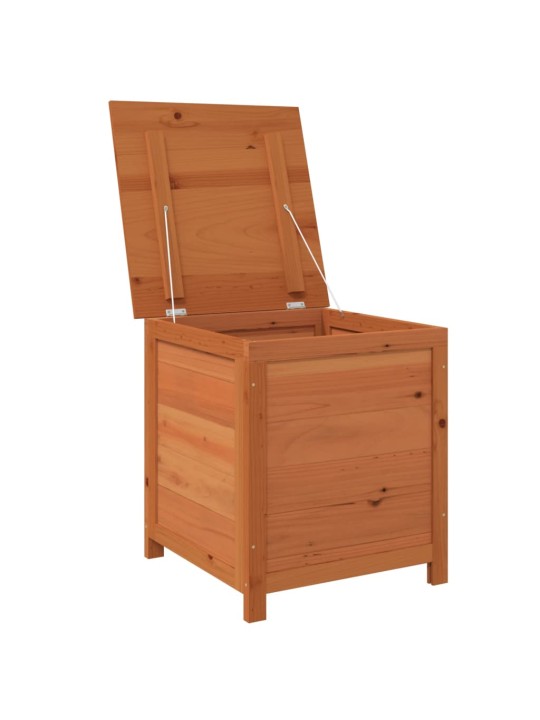 Zahradní box na podušky hnědý 50 x 50 x 56 cm masivní jedle