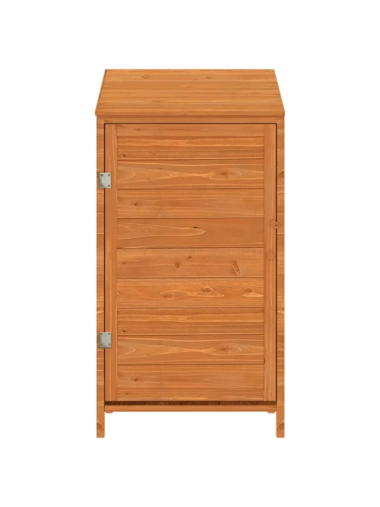 Zahradní kůlna hnědá 55 x 52 x 112 cm masivní jedlové dřevo