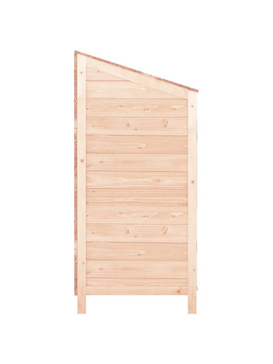 Zahradní kůlna 102 x 52 x 112 cm masivní jedlové dřevo