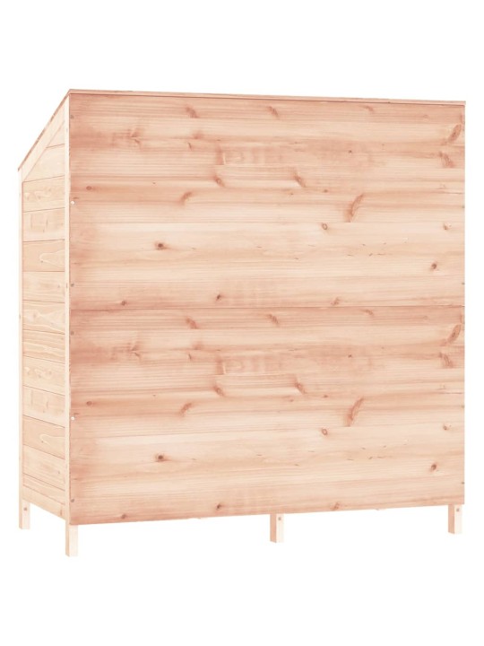 Zahradní kůlna 102 x 52 x 112 cm masivní jedlové dřevo