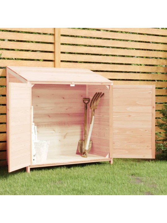 Zahradní kůlna 102 x 52 x 112 cm masivní jedlové dřevo